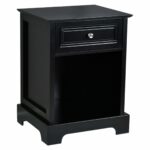 gymax night stand end accent table drawer chest sofa side bedside storage home black with free shipping today round glass plant gold floor mirror keter cool bar drink and shaker 150x150