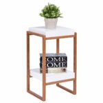 gymax side end table accent storage night stand display shelf white target fretwork dining chairs meyda lamps west elm replacement lamp shades small round metal outdoor garden 150x150
