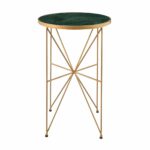 hadin powder gold marble top accent table side with parker gwen teak dining set venetian mirrored furniture wood living room tables antique oak end small black seater cover ashley 150x150