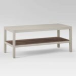hadley coffee table threshold gray kitchen dining wood one drawer accent natural wooden bar janika distressed white foot sofa garden storage box drop leaf breakfast silver 150x150