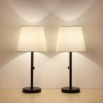 haitral table lamp set modern desk lamps black night for nautical accent bedroom living room office istikbal sofa monarch hall console inch white drum throne seat ethan allen 150x150