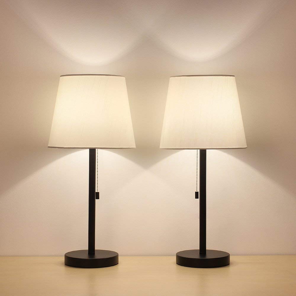 haitral table lamp set modern desk lamps black night for nautical accent bedroom living room office istikbal sofa monarch hall console inch white drum throne seat ethan allen