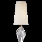 halcyon accent table lamp crystal with linen shade burkdecor lighting portland glass tea pottery barn black round small half moon console bedside storage mid century dining square 150x150