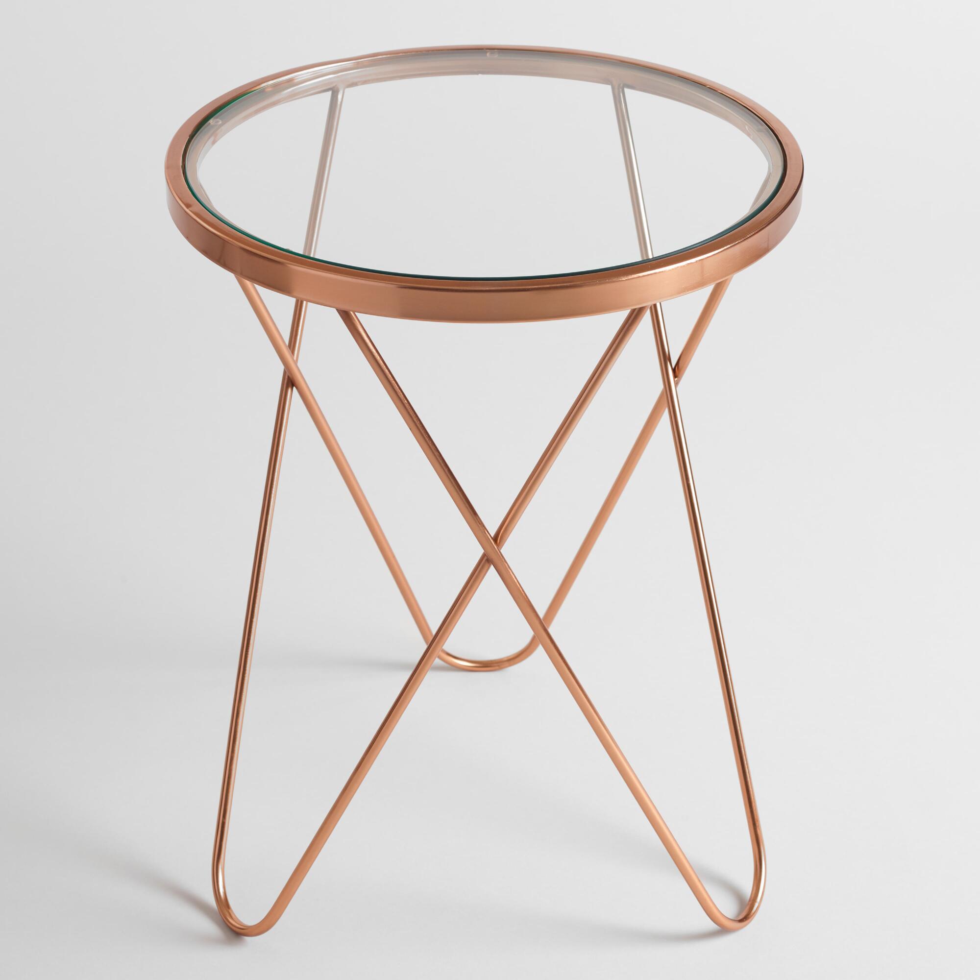 half circle table the outrageous beautiful metal frame end rose gold tomlin accent with glass top world market iipsrv fcgi best lamps solid wood nightstand seater dining center