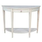 half moon console table accent extra narrow mirimyn round hallway target kids furniture tablecloth for foot small pub and chairs christmas cloth set ott gold legs with wheels home 150x150