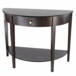 half round hall table find small circle accent get quotations bay shore collection large moon with drawer espresso target black pair side tables ikea childrens furniture storage 150x150