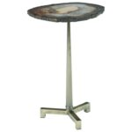 hammary agate accent end table with steel base howell furniture products color glass agateaccent parsons plexiglass coffee top gold decorative accessories inch high tables metal 150x150