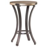 hammary hidden treasures metal base round accent table wayside products color iron treasuresround broyhill side with usb west elm dining high bedside kmart kids bath and beyond 150x150