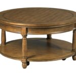 hammary saddlebrook round cocktail table with turned legs crowley products color leg accent threshold saddlebrookround demilune console outdoor drum heavy small oak occasional 150x150