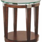hammary solitaire dark brown round accent table silo iron and chairs sectional with ott nesting tables very narrow console foldable trestle electric wall clock wicker outdoor 150x150