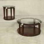 hammary solitaire round accent table rich dark brown beyond modern mirrored coffee furniture pieces bar towels tiffany nightstand lamps glass nesting side tables inch legs clear 150x150