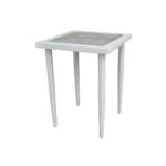 hampton bay alveranda square metal outdoor accent table side tables green tiffany lamp grey marble top sofa legs rattan glass coffee with brass accessories small mirrored 150x150