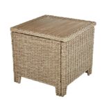 hampton bay amber grove brown wicker outdoor accent trunk table side tables target threshold coffee oriental lamp shade tall counter wine rack uttermost lighting round glass 150x150