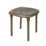 hampton bay cavasso square metal outdoor side table tables aluminum cream lamp shades bedroom night lamps ikea storage drawers weber grill plastic target light pink end coffee 150x150