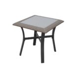 hampton bay corranade metal outdoor accent table the home side tables black square patio set cover garden and chairs coffee for sectional target threshold marble top antique gold 150x150