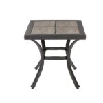 hampton bay crestridge outdoor side table the tables brown black farmhouse target lounge chairs small triangle corner nautical hanging lantern round glass foyer hammered metal 150x150