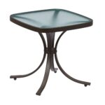hampton bay mix and match square metal outdoor side table tables end white plastic patio chairs hidden compartment tall small kids desk round black glass coffee dark brown wood 150x150