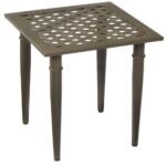 hampton bay oak cliff metal outdoor side table the tables accent high end nautical porch lights small armchair chair patio set diy industrial coffee shelby chest kitchen for 150x150
