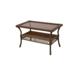 hampton bay patio tables furniture the outdoor coffee middletown accent table spring haven brown all weather wicker turquoise dresser white side small round garden cover black 150x150