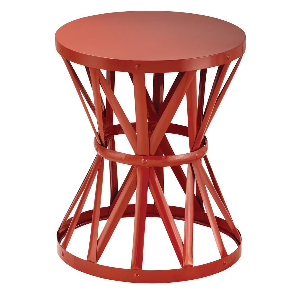 hampton bay round metal garden stool chili outdoor side tables table pottery barn rain drum dining room legs wood diy cocktail butterfly bedside lamp ikea white coffee decorative