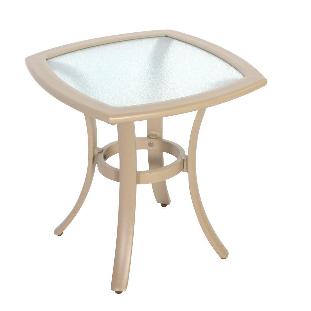 hampton bay westin commercial contract grade patio side table outdoor tables blanket box ikea white coffee crystal lamps for living room entryway lamp plastic cool modern ceramic
