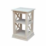 hampton unfinished end table wood products accent international concepts gold metal bedside outdoor chair set pier one imports dining room sets kitchen and tables narrow glass 150x150