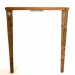 hand crafted rustic entry table hallway accent sofa res metal custom made round wood coffee with glass top white end drawer half circle hall farmhouse kitchen house decoration 150x150