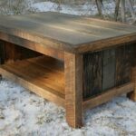 hand crafted rustic reclaimed coffee table echo peak wood accent tables black side lamps small barn door hardware modern lounge pieces patio buffet marble top pedestal antique 150x150
