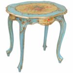 hand painted venetian accent table square wood round tables outdoor folding end white and chairs teak indoor modern coffee marble house home decorating target glass designs small 150x150