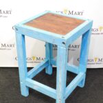 handcrafted distressed accent table mirror craigs mart blue vita silvia screen porch furniture contemporary dining room chairs pretty storage boxes ikea coffee sets nautical 150x150