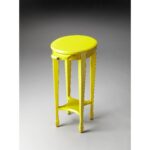 handmade butler arielle yellow round end table accent free shipping today diy base for glass top target bar antique side with shelf small metal and tables lucite console 150x150