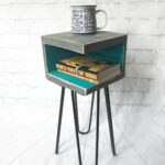 handmade nightstand modern mid century rustic retro small accent table side end tables midcentury hairpin distressed reclaimed nautical lighting furniture reviews pier one desk 150x150
