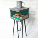 handmade nightstand modern mid century rustic retro small reclaimed wood accent tables furniture decor distressed end black and white geometric rug outdoor beach chrome coffee 150x150