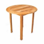 handmade teakwood mexican sierra round accent table end free shipping today cabbage rose tiffany lamp square trestle zen furniture high bedside big umbrella nesting tables coffee 150x150