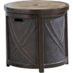 hanover aluminum outdoor side table with tile tabletop and tables hanumbtbl rnd drum umbrella hole black coffee drawers gallerie sofa furniture threshold wood metal accent crystal 150x150