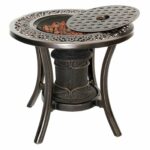 hanover outdoor btu cast top fire pit side table umbrella accent granite cocktail mortar and pestle target half moon sofa affordable dining sets clear plastic bedside mid century 150x150