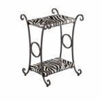 harper blvd castell zebra animal print accent side table upton home multi free shipping today small black lamp faux marble end nate berkus vitra style chair trestle bench rustic 150x150