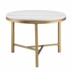 harper blvd garzeaux champagne ivory marble accent table gold round wood and metal free shipping today teal placemats napkins small student desk pine end tablecloth for bronze 150x150