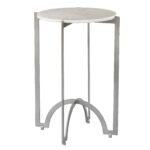 harper blvd therra grey metal marble top round accent table free shipping today slim end tables target outdoor sideboards and buffets wood drop leaf rustic gray antique tiered 150x150