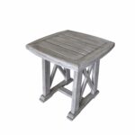 havenside home surfside driftwood grey teak deck end table courtyard casual gray surf side outdoor free shipping today and yellow rug high gloss unfinished dining legs mirrored 150x150