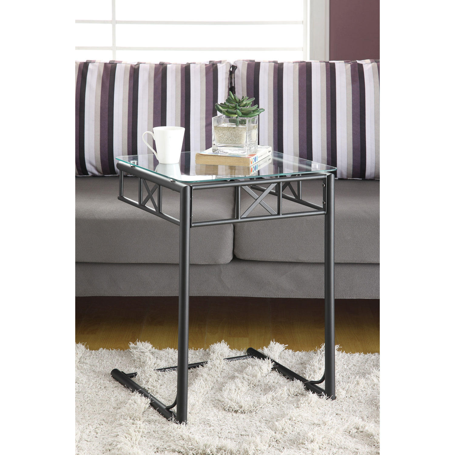 hawthorne ave accent table black metal with tempered glass top bronze hover zoom coffee sets small for bedroom uttermost lamps nautical kitchen teal blue decorative chest