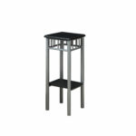 hawthorne ave accent table black silver metal bellacor glass top bronze hover zoom high patio with umbrella round industrial end outdoor coffee hole corner furniture dorm room 150x150