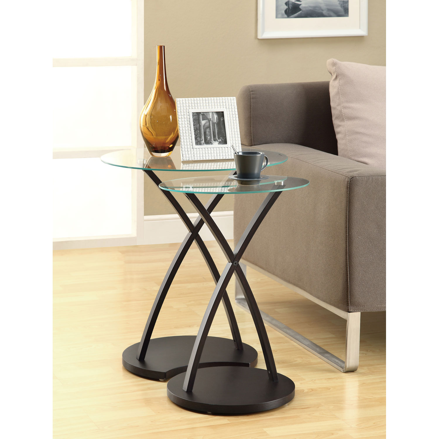 hawthorne ave nesting table piece set cappuccino bentwood glass top accent bronze hover zoom nautical kitchen high bistro modern contemporary end tables fall placemats and napkins