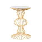 haymarket iron wire end table jewel toned gold accent oblong side french braid quilt pattern runner storage black room essentials inch round glass tables ikea uma outdoor 150x150