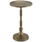 haziq global bazaar antique brass side table kathy kuo home nesting drum accent white mirrored coffee cherry chairside pier wicker furniture outside patio chairs crystal base lamp 150x150