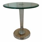 haziza studio glass acrylic accent table chairish and contemporary coffee tables with storage round oak end ashley furniture porcelain vase lamp room essentials lucite waterfall 150x150