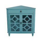 heather ann heirloom style one drawer corner accent cabinet table with grey blue kohls clocks bedroom mirrors pottery barn frames handcrafted end tables couch covers kmart target 150x150