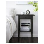 hemnes bedside table black brown ikea with regard bedroom side ideas timmy nightstand accent small round drawer west elm mattress marble dining room light blue white lamps mosaic 150x150