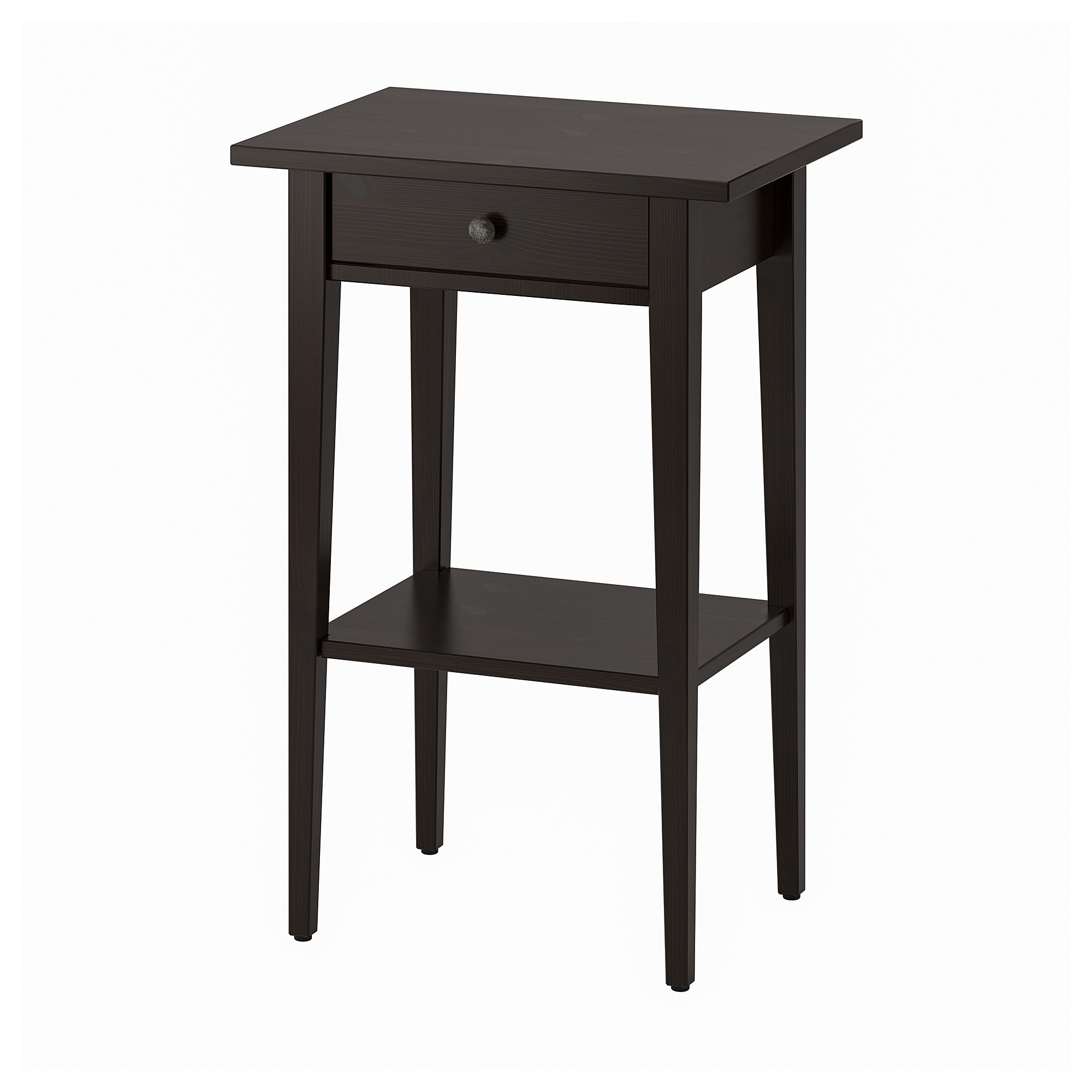 hemnes nightstand black brown ikea accent table with drawer feedback inch square vinyl tablecloth for oval dining antique oak bedside tables mirror target round cooler lamps usb
