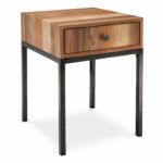 hernwood mixed material side table brown threshold products accent for the perfect mix style and function from your decor this brings cool club chair black mirrored nightstand 150x150